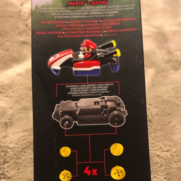 Hot Wheels AI MarioKart Mario Smart Car Body & Cartridge Kit NEW SEALED - Picture 4 of 4